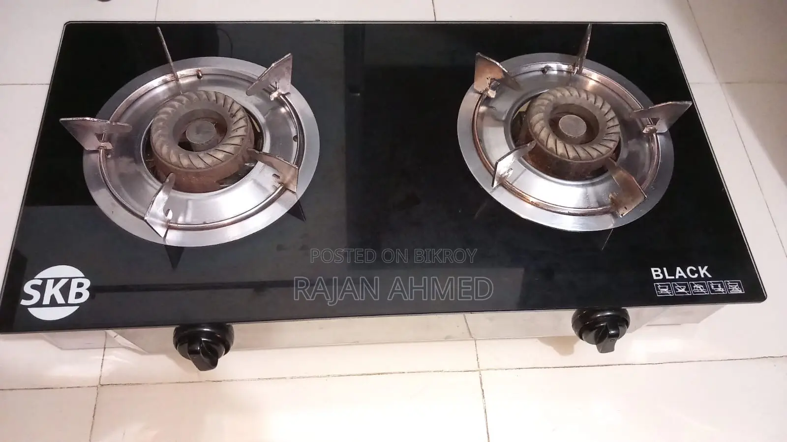 SKB Double Burner Gas Stove