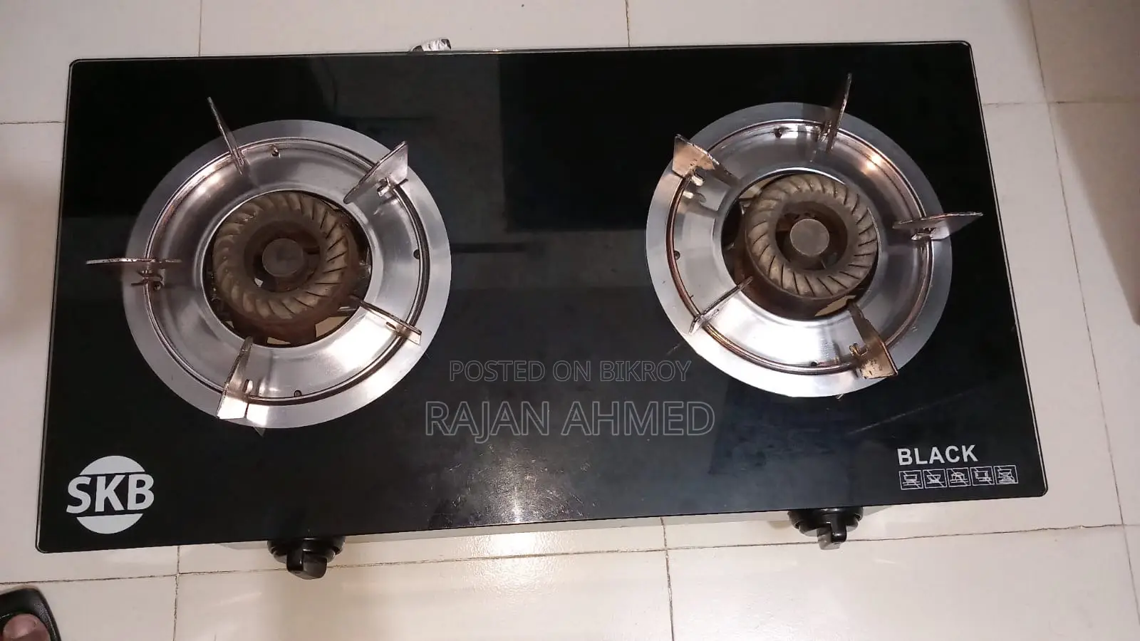 SKB Double Burner Gas Stove