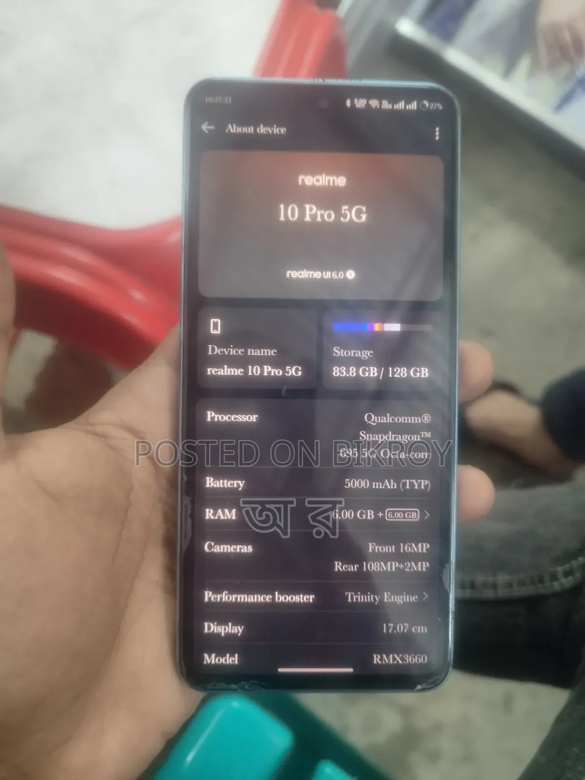 Realme 10 Pro 128 GB Blue