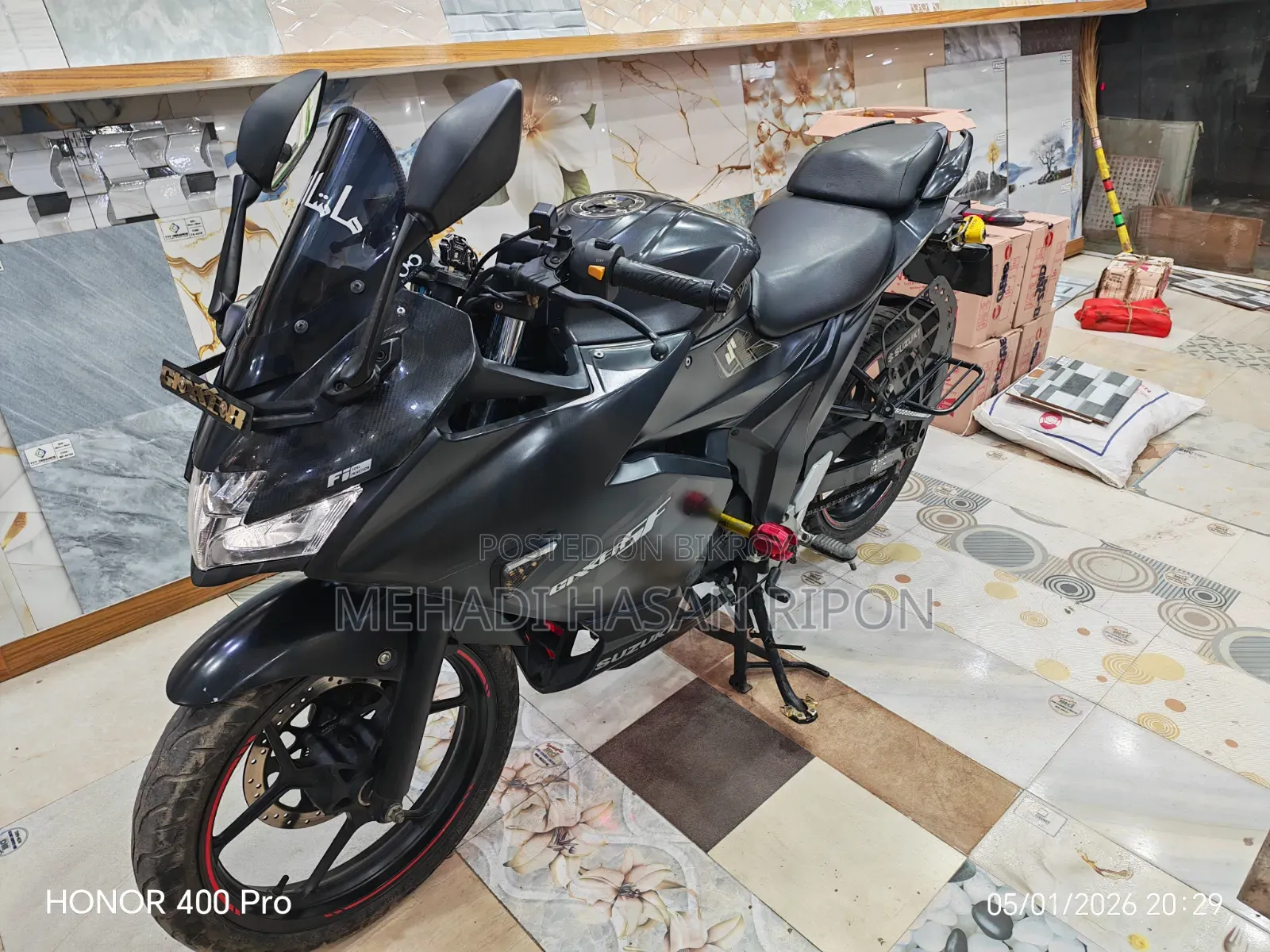 Suzuki Gixxer SF FI 2022 Gray