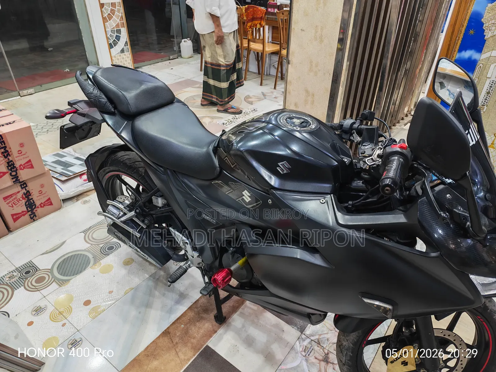 Suzuki Gixxer SF FI 2022 Gray