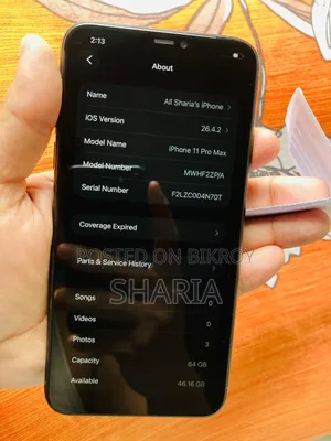 Apple iPhone 11 Pro Max 64 GB Black