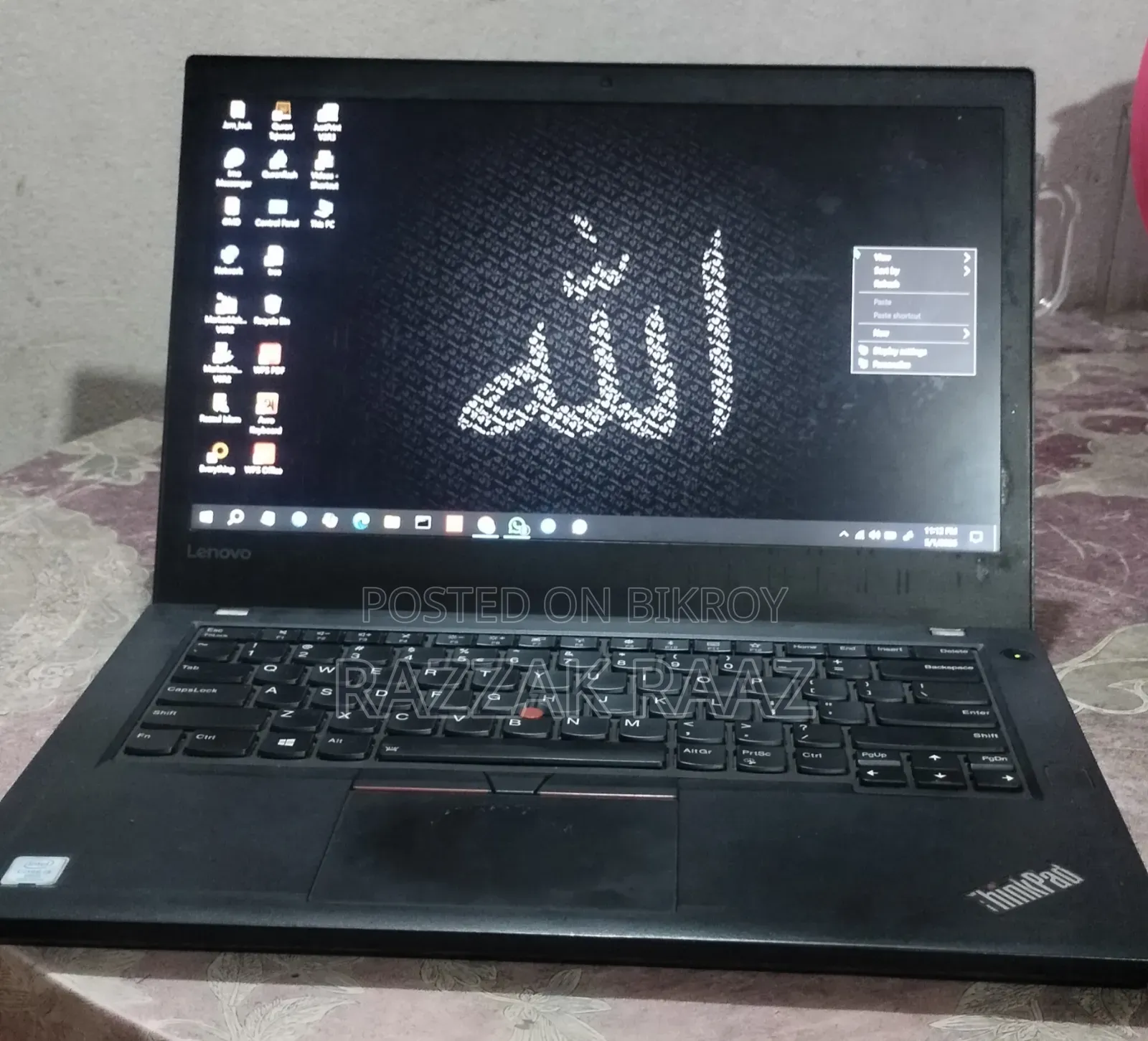 Laptop Lenovo ThinkPad T470 8GB Intel Core I5 HDD+SSD 256GB