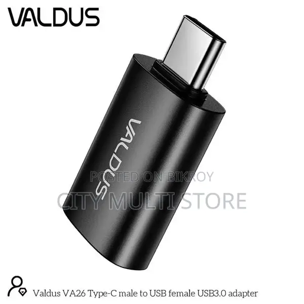 Valdus Va26 Usb-C Male to Usb-a Female Otg Adapter