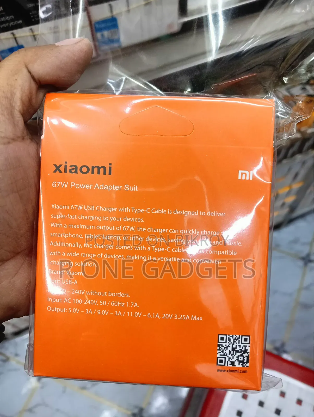 Xiaomi Redmi Poco 67watt Original Charger