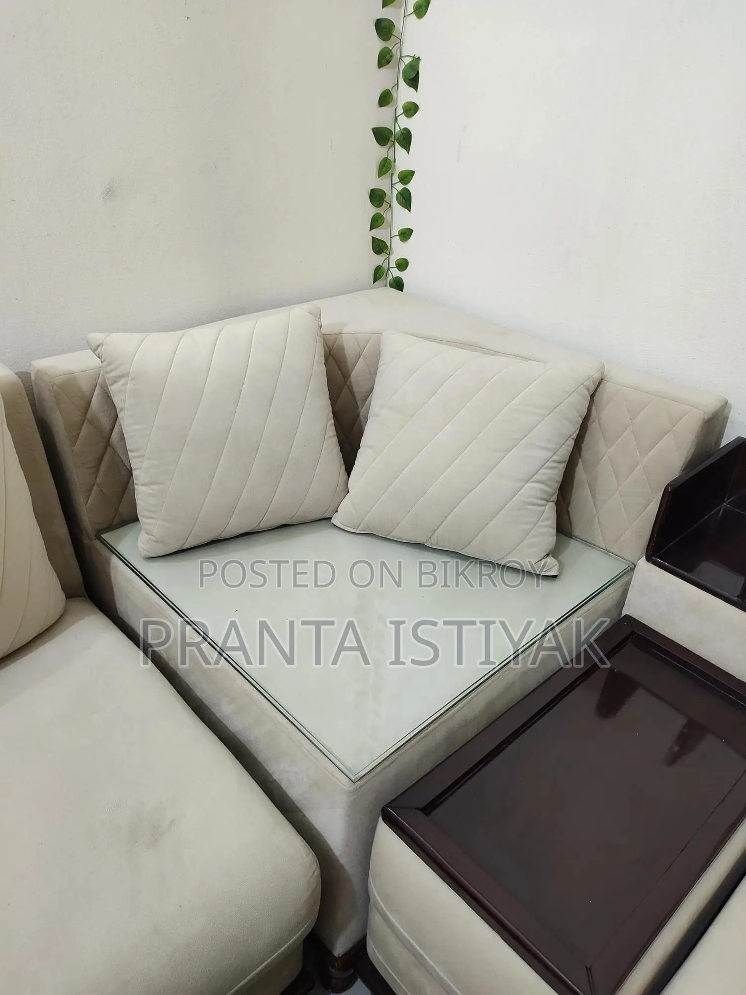 Sofa Set Corner 2+2+1, 1 Corner 1 Box, With Free Sofa Cover