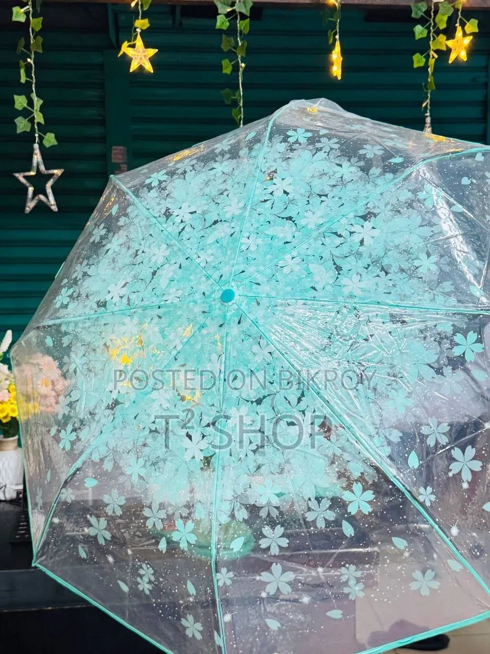 স্টাইলিশ ট্রান্সপারেন্ট ছাতা