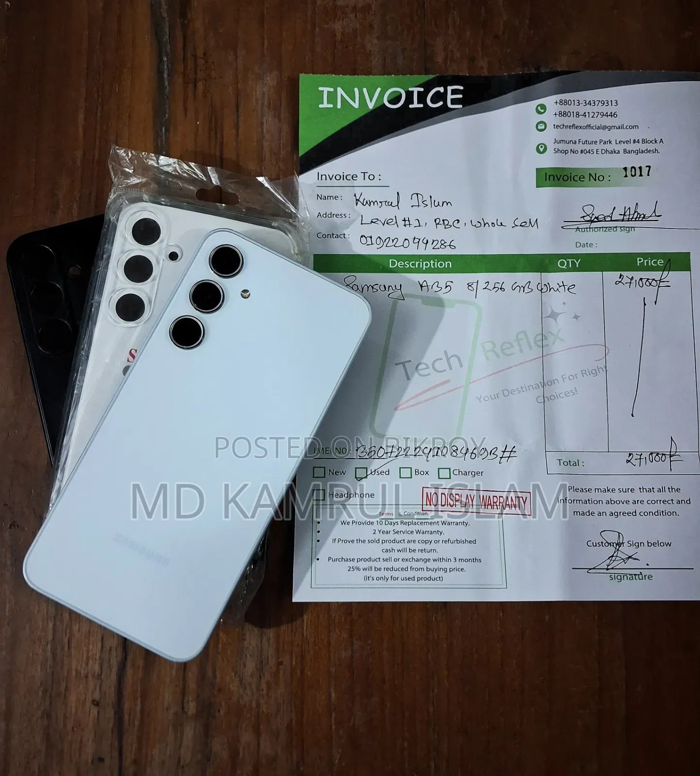 Samsung Galaxy A35 256 GB White