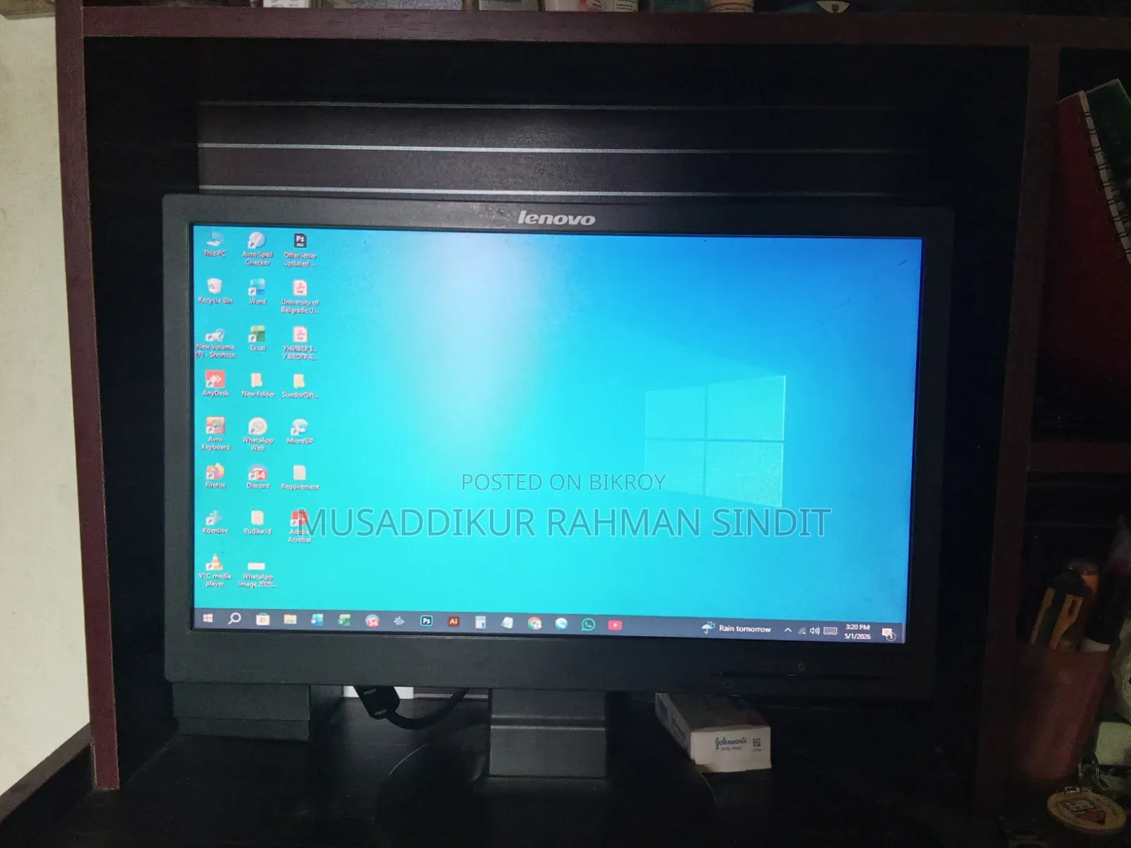 Desktop Computer 4GB Intel Core I5 SSD 128GB
