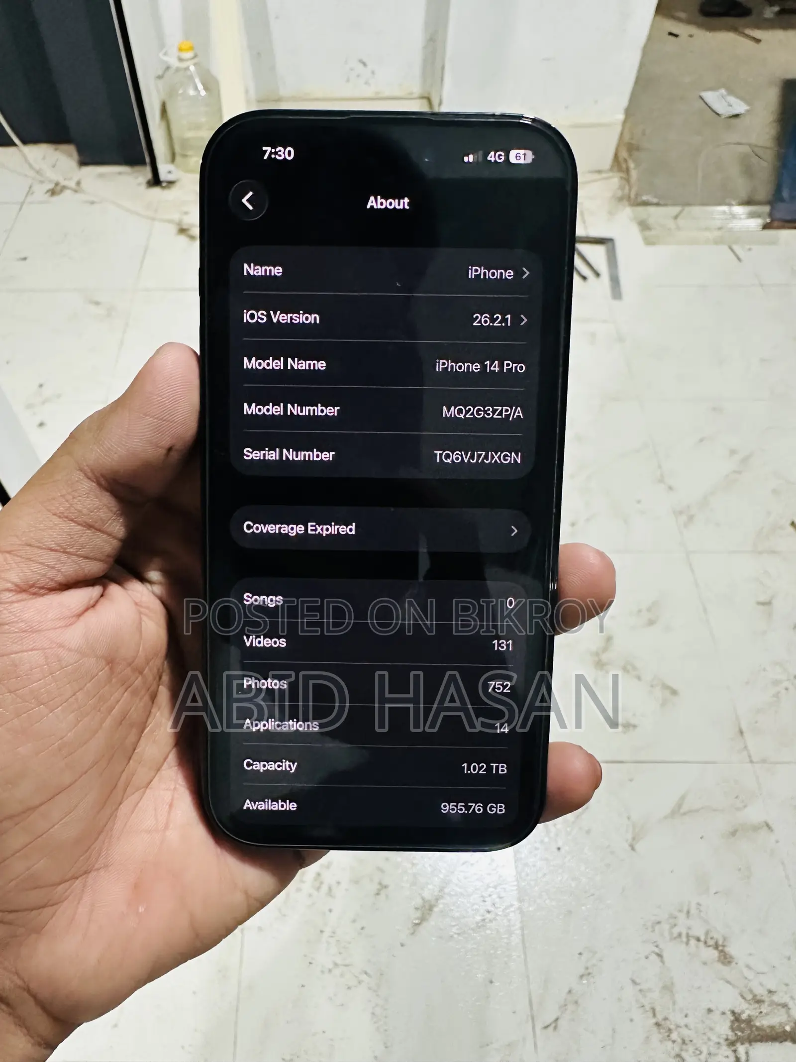Apple iPhone 14 Pro 1 TB Black