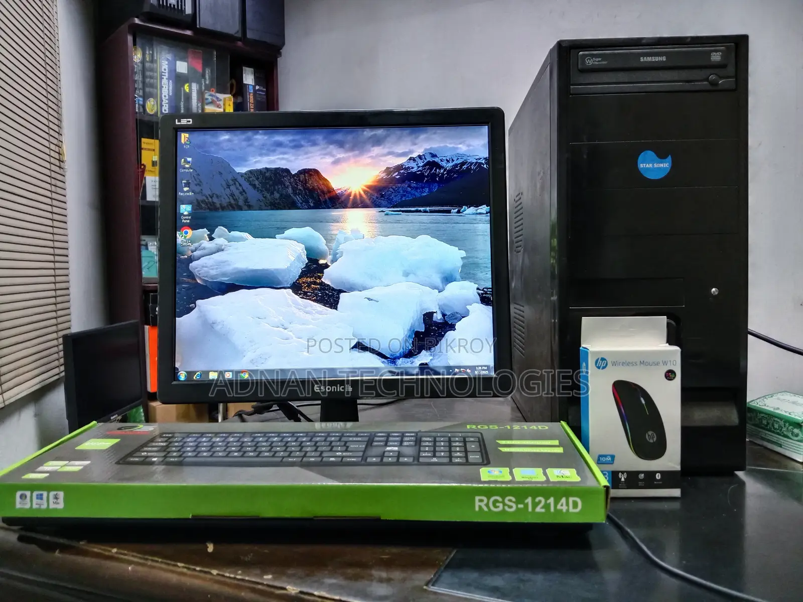 Desktop Computer 4GB Intel Core 2 Duo HDD 500GB