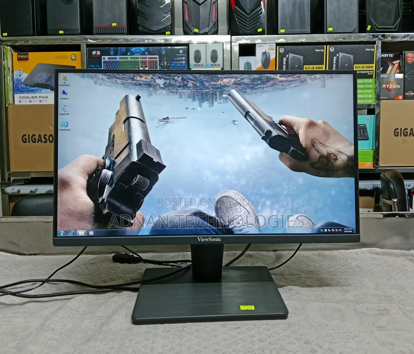 Viewsonic Latest 22" 100hz Borderless Full Hd Led Monitor With Box