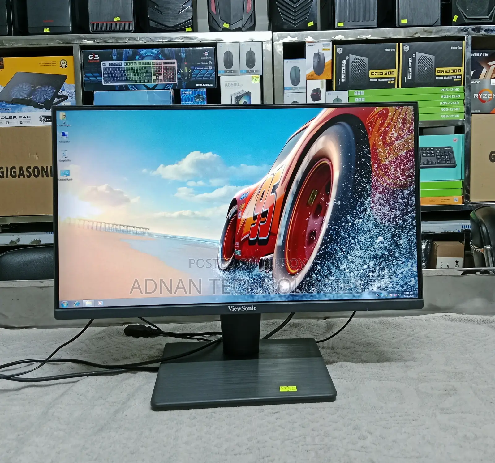 Viewsonic Latest 22" 100hz Borderless Full Hd Led Monitor With Box