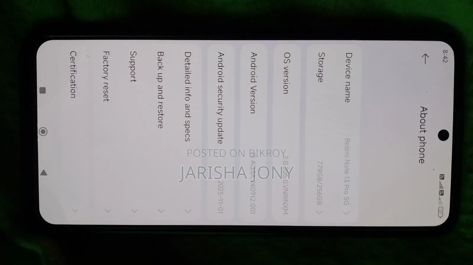 Realme 13 Pro+ 5G 256 GB Red