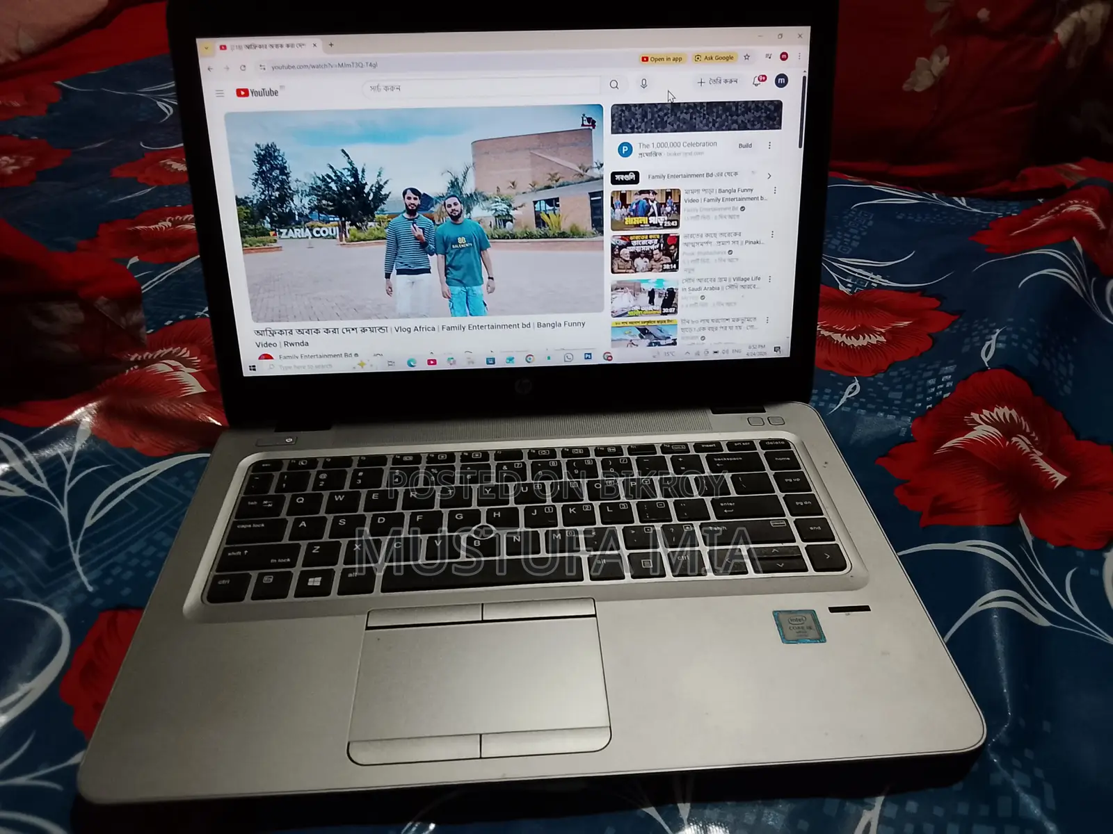 Laptop HP 8GB Intel Core I5 HDD 256GB