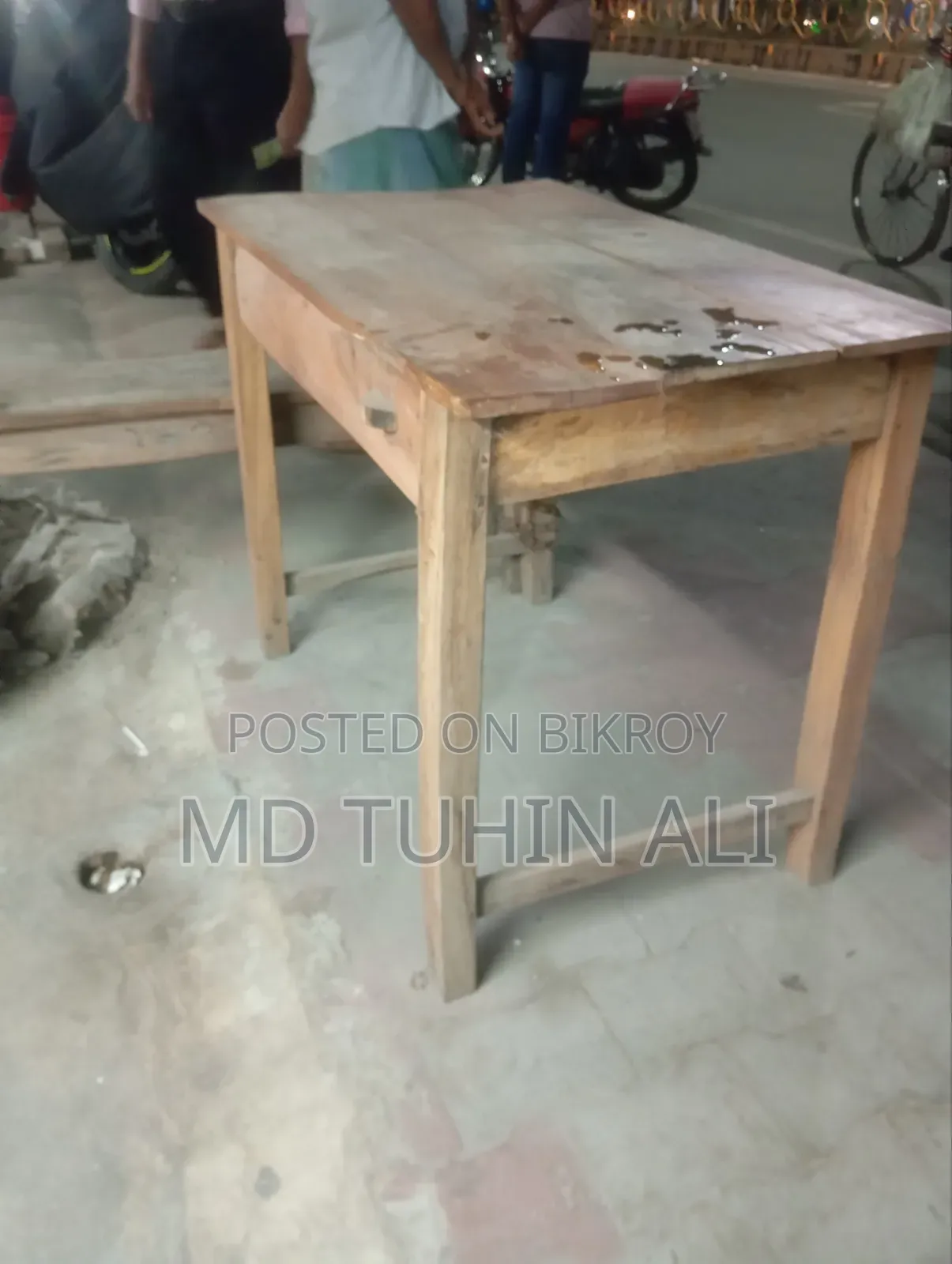 Chair, Table, Coffee Machine, Fridge