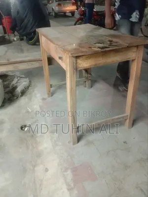 Chair, Table, Coffee Machine, Fridge