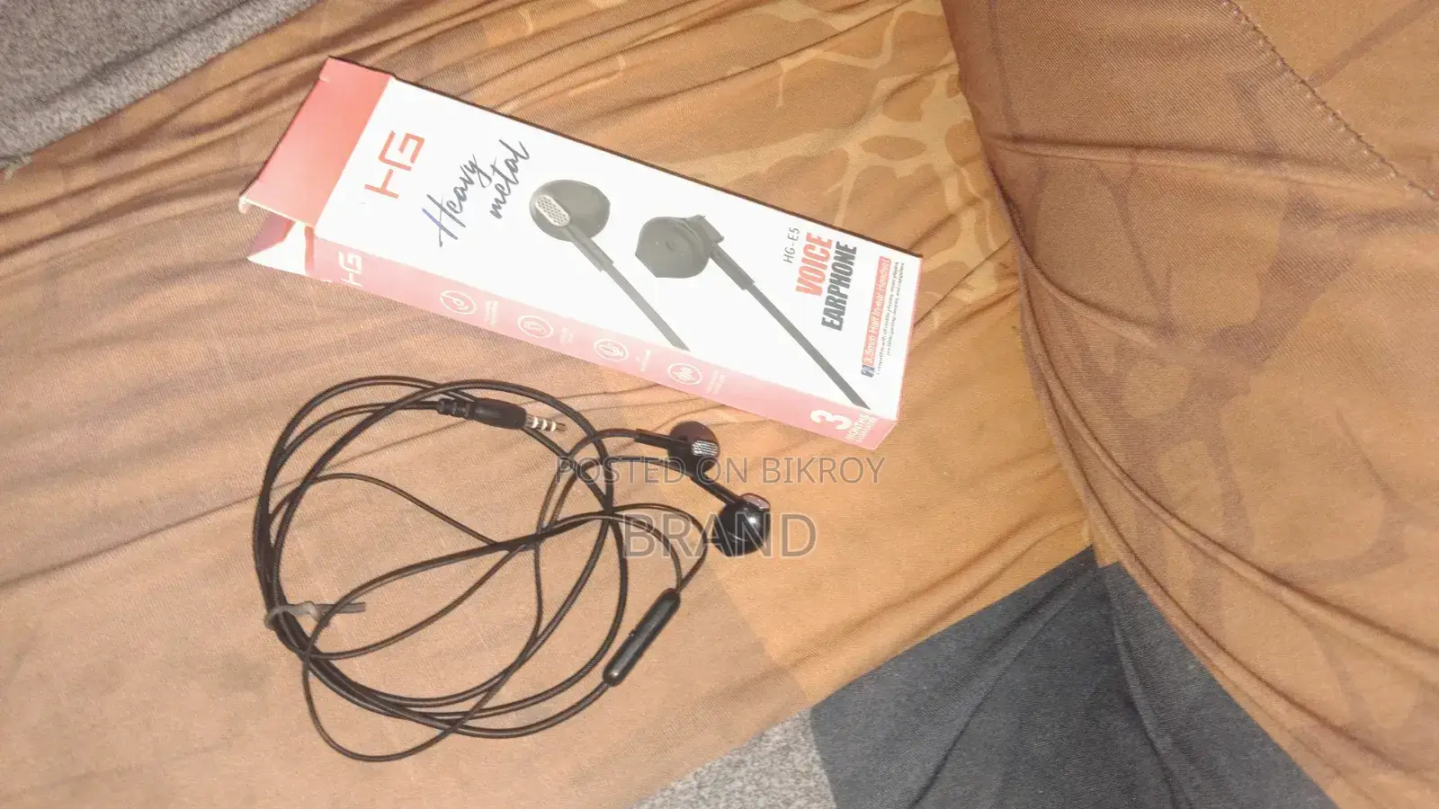 Hg Heavy Metal Earphone