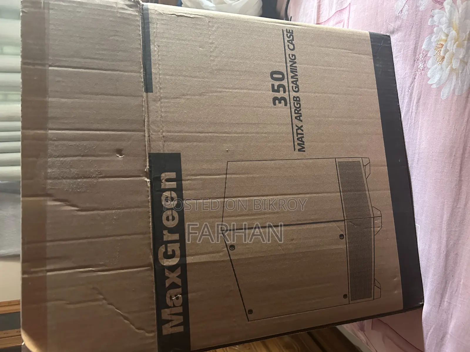 Max Green 350 মিড টাওয়ার গেমিং কেসিং