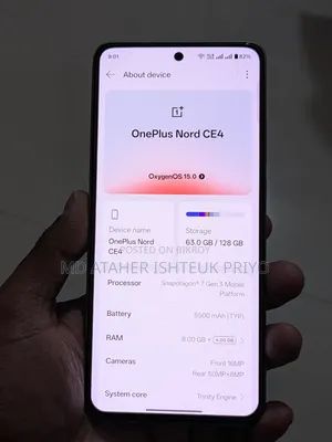 OnePlus Nord CE4 128 GB Gray
