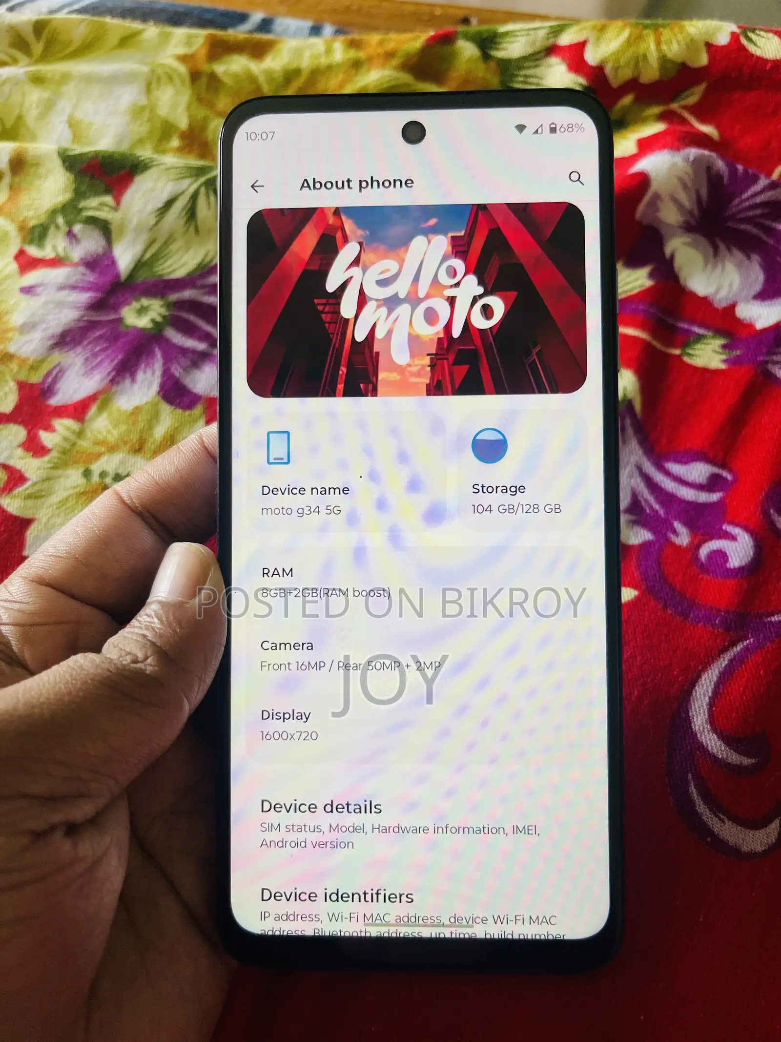 Motorola Moto G 8 GB Blue