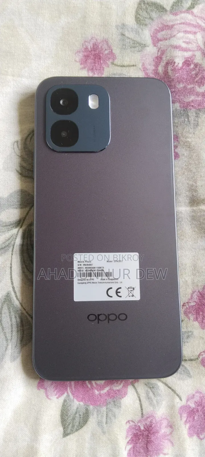 New Oppo A6 5G 128 GB Blue