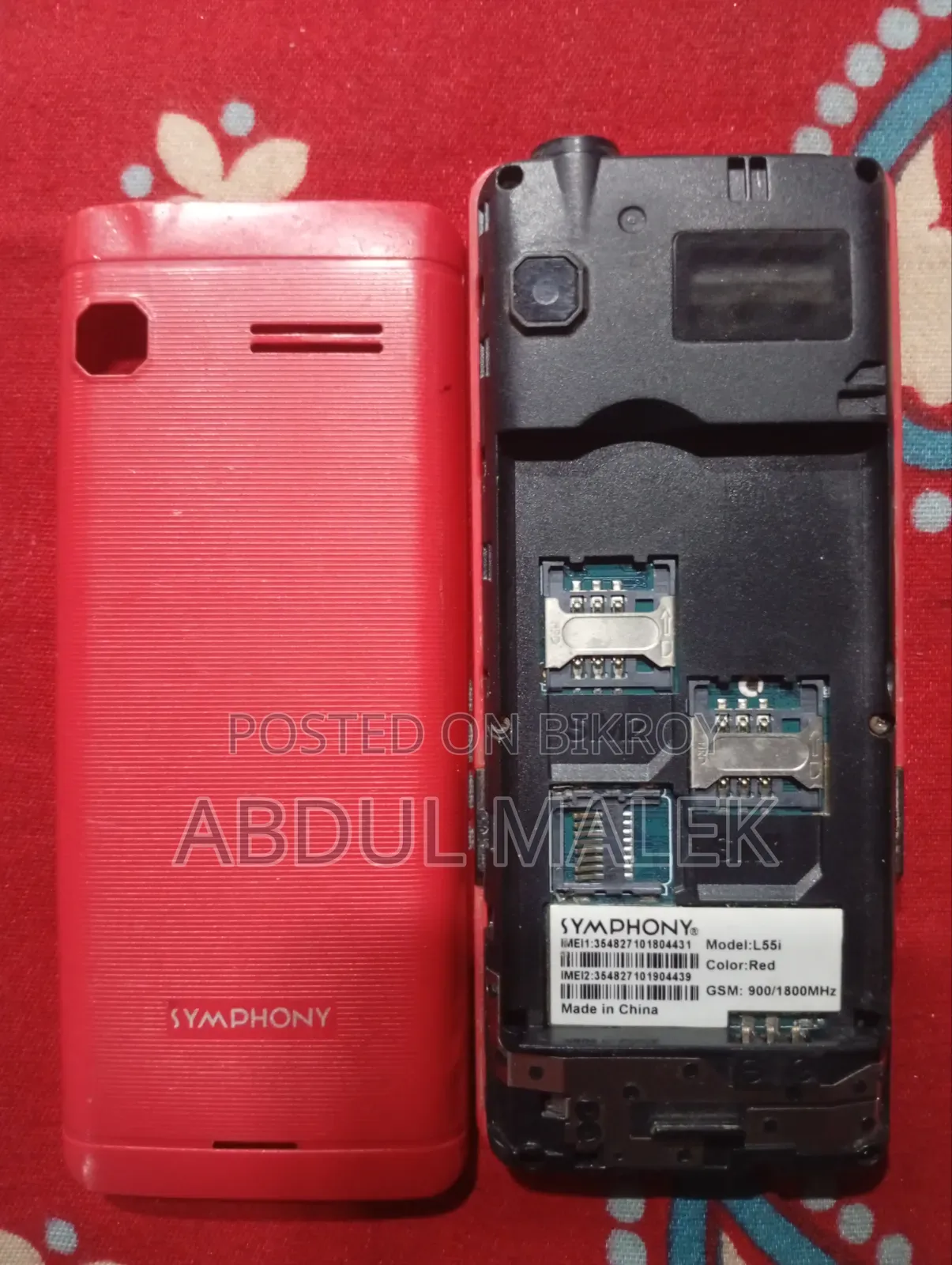 Symphony L55i Red