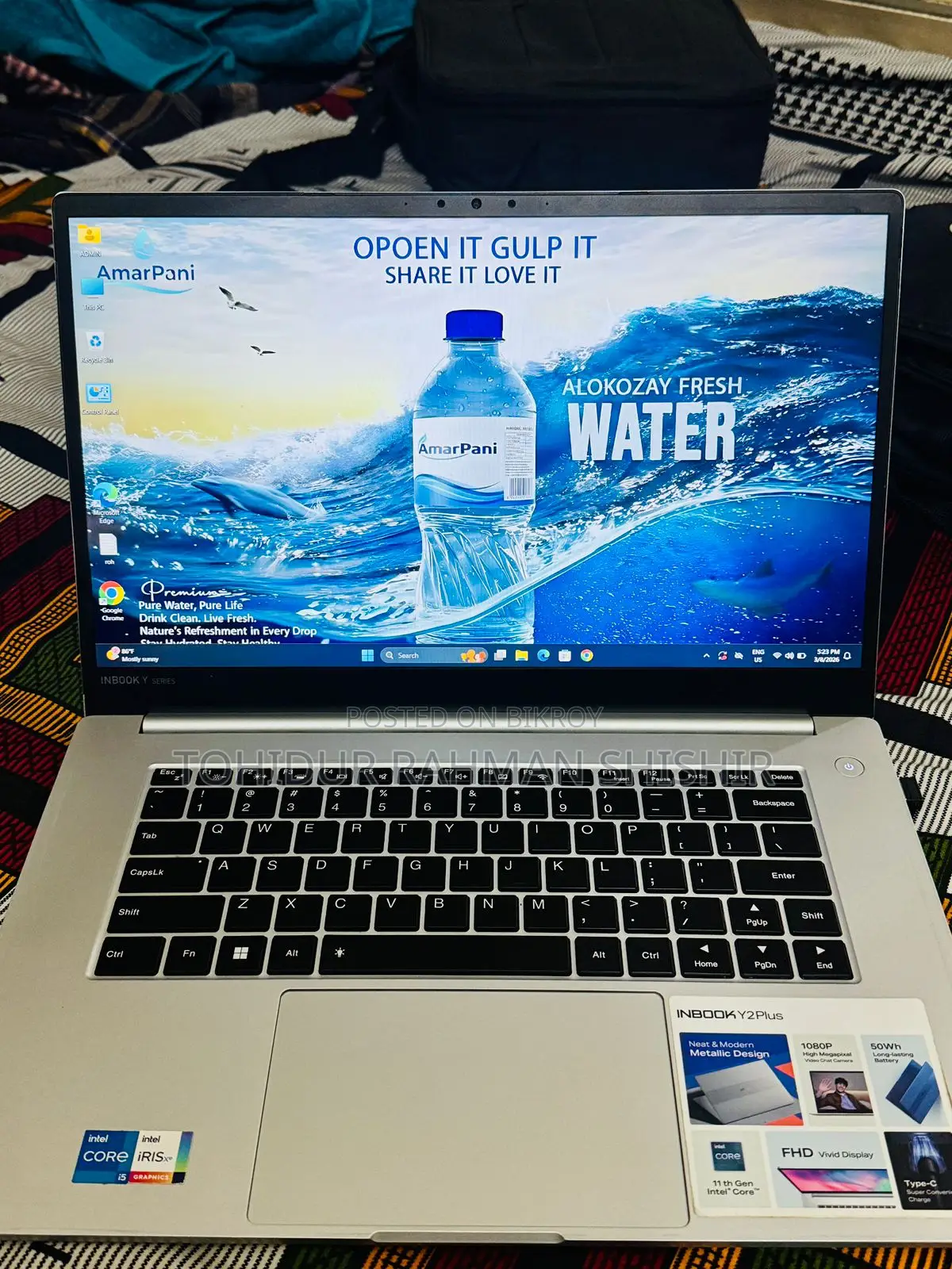 Laptop Infinix 8GB Intel Core I5 SSD 512GB