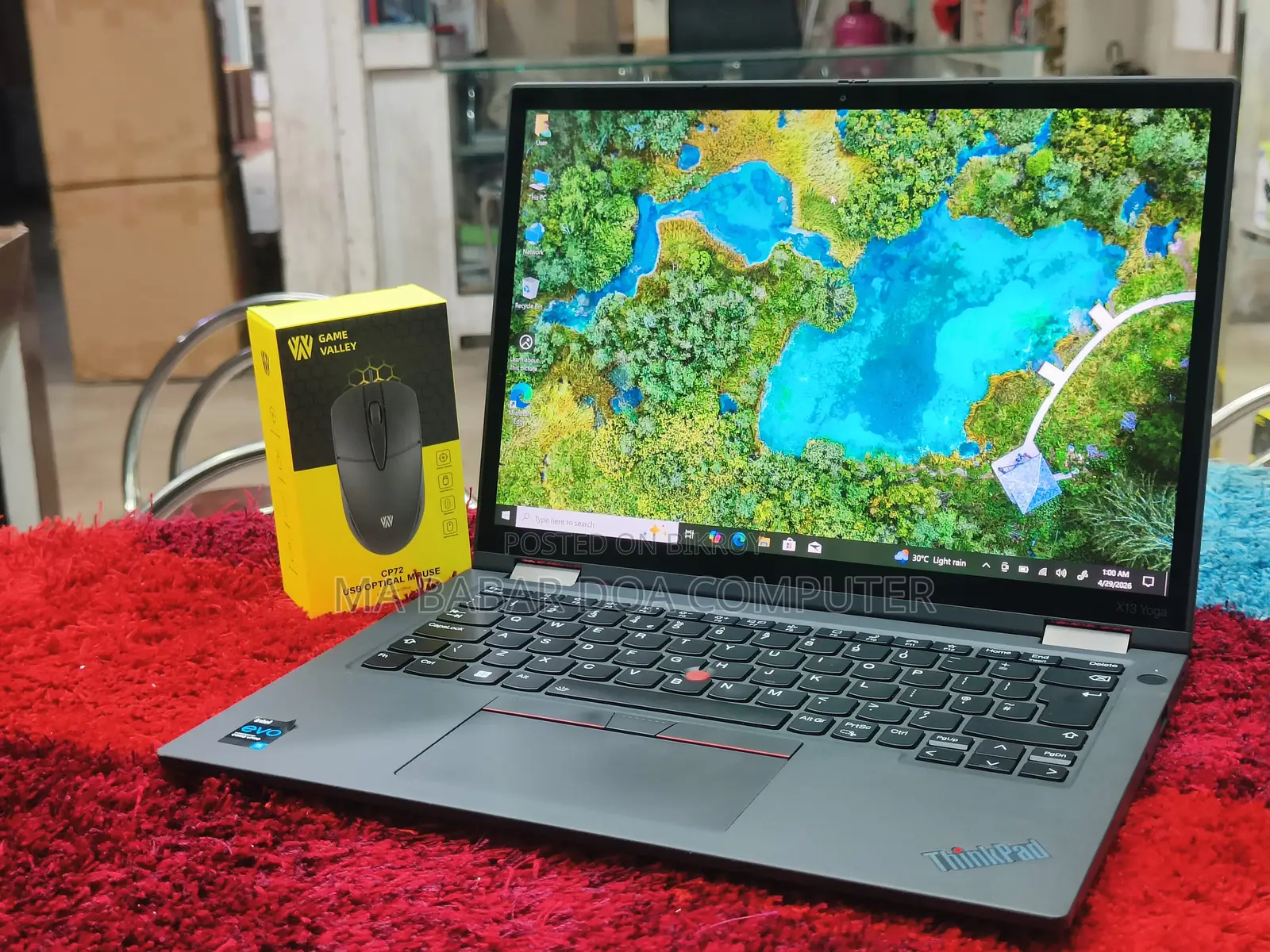 ল্যাপটপ Lenovo ১৬জিবি Intel Core I5 SSD ২৫৬জিবি