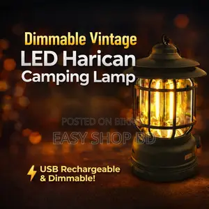 Stylish Vintage Rechargeable Lamp (Type-C Charging)