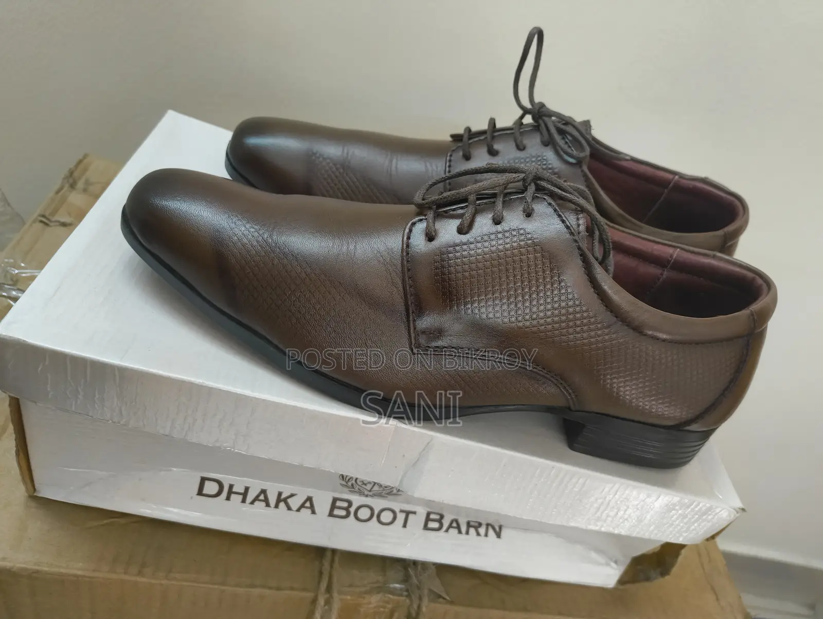 Shoe Formal Brown (Size- 40)