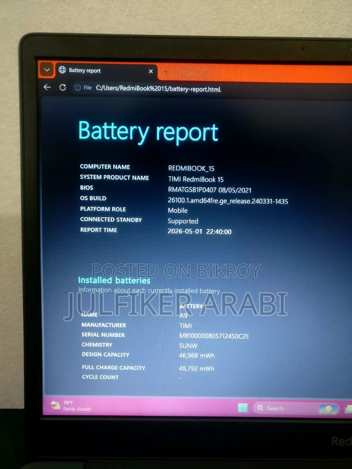 Laptop RM Minibook 8GB Intel Core I5 SSD 512GB
