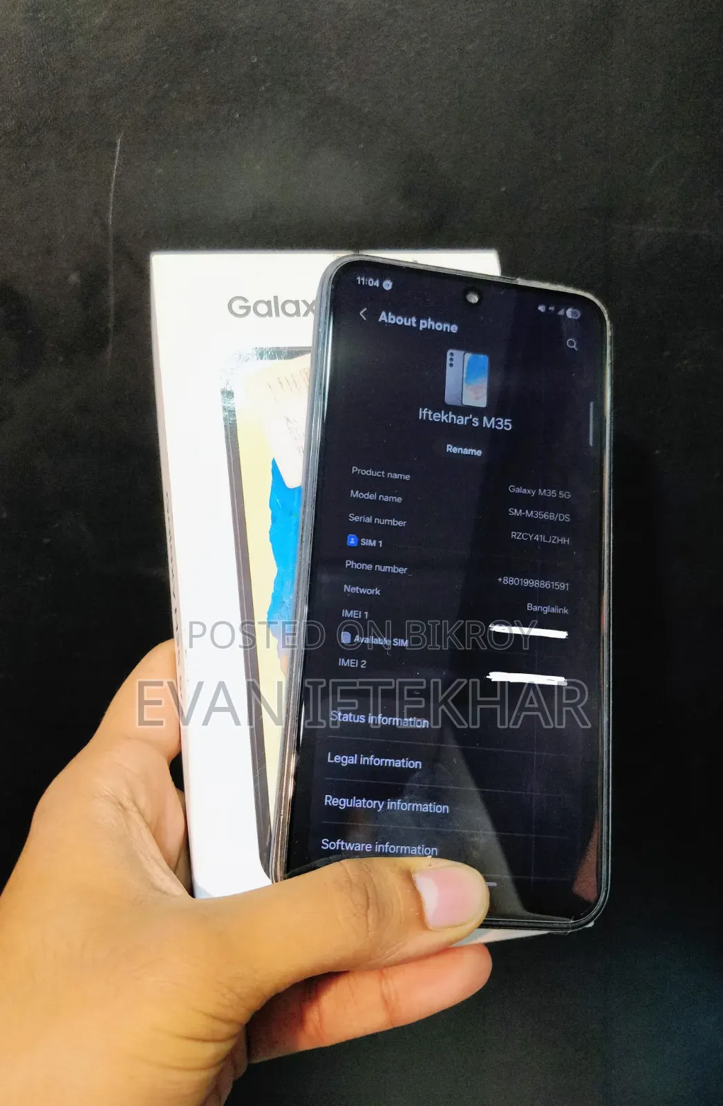 Samsung Galaxy M35 128 GB Gray