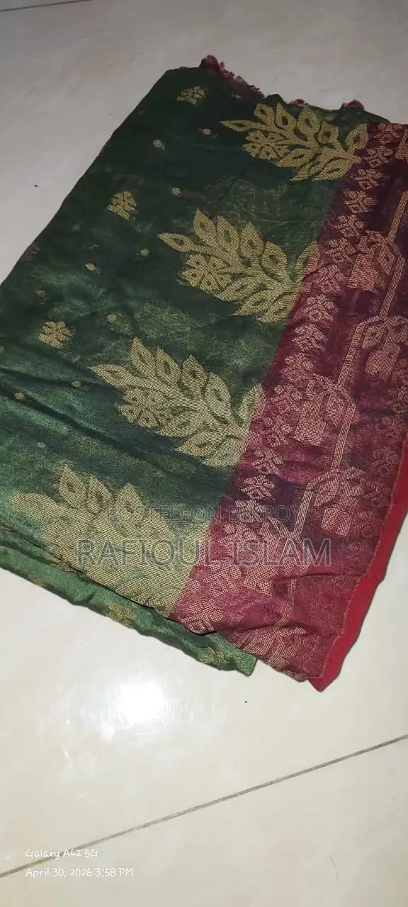 Traditional Cotton Saree – Perfect for Eid and Pohela Boishakh