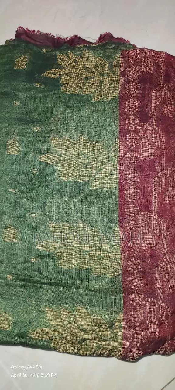 Traditional Cotton Saree – Perfect for Eid and Pohela Boishakh