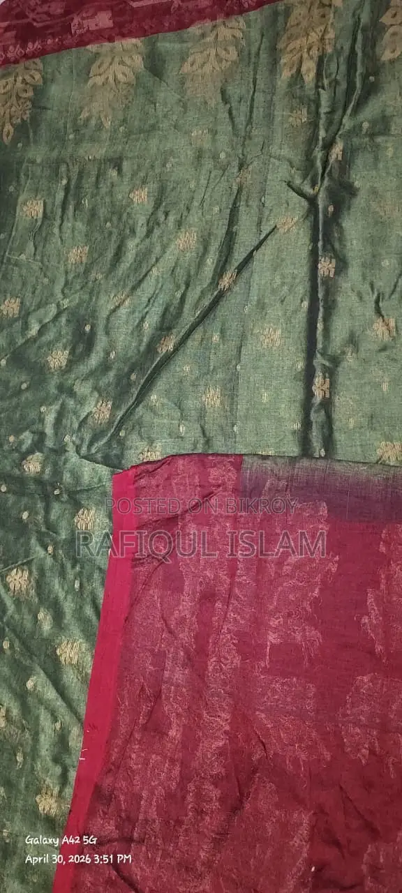 Traditional Cotton Saree – Perfect for Eid and Pohela Boishakh
