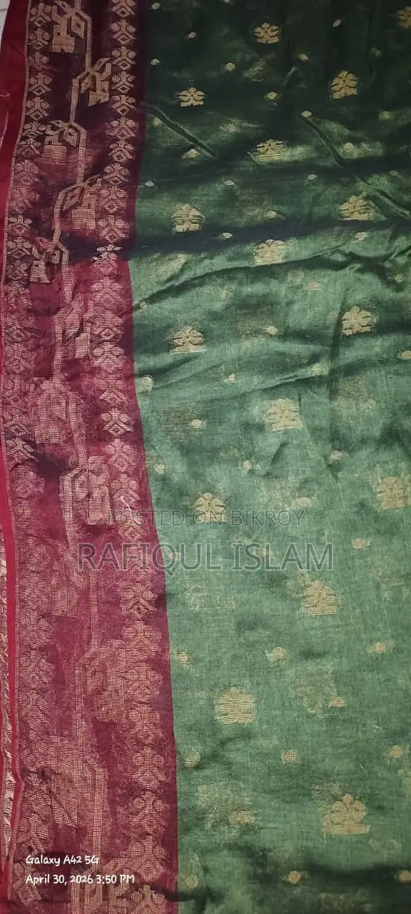 Traditional Cotton Saree – Perfect for Eid and Pohela Boishakh