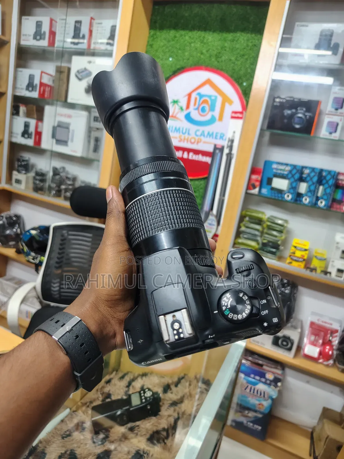 Canon 1300d With 75-300 Zoom Lens Full Fresh Condition