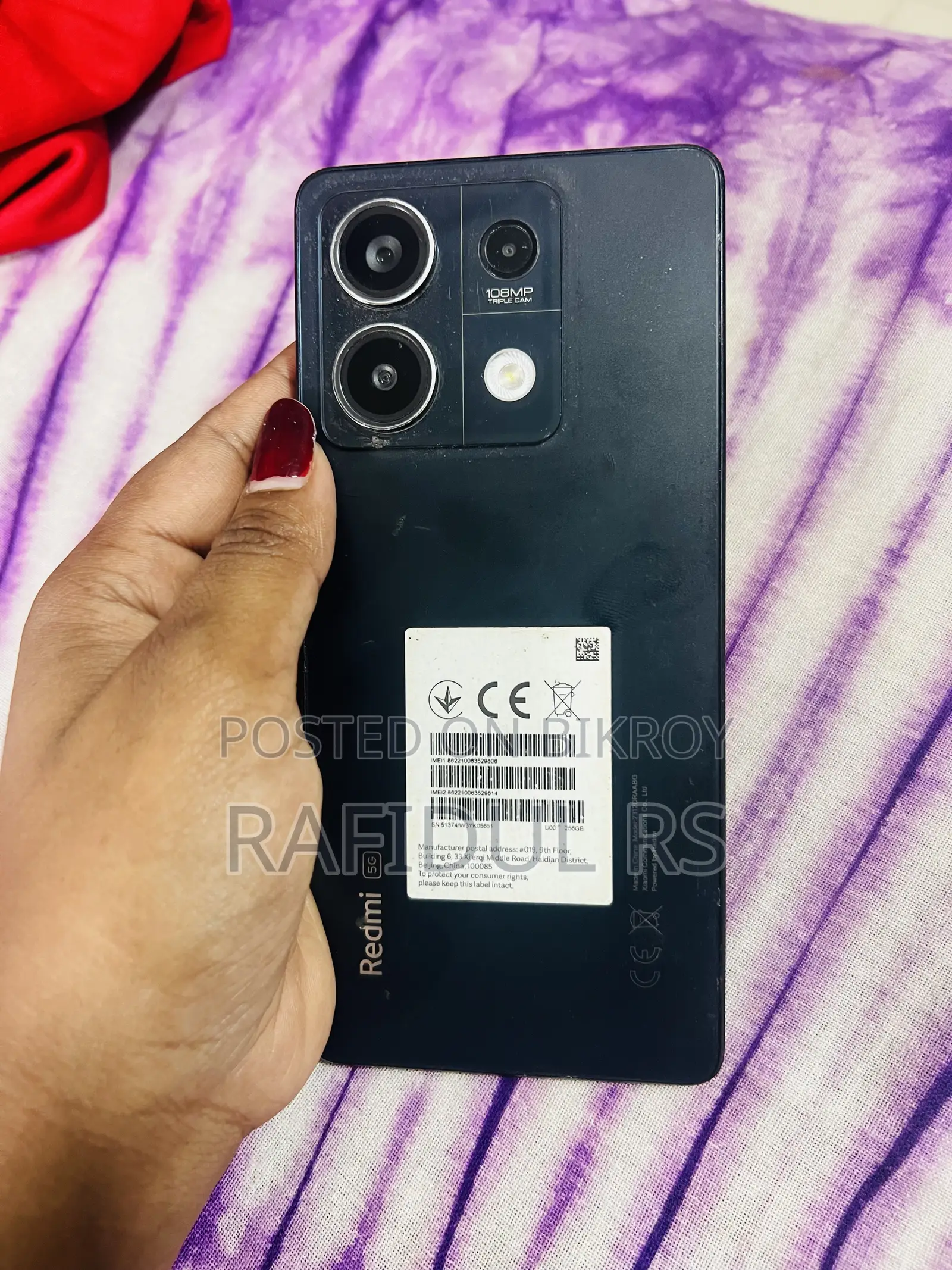 Xiaomi Redmi Note 13 256 GB Black