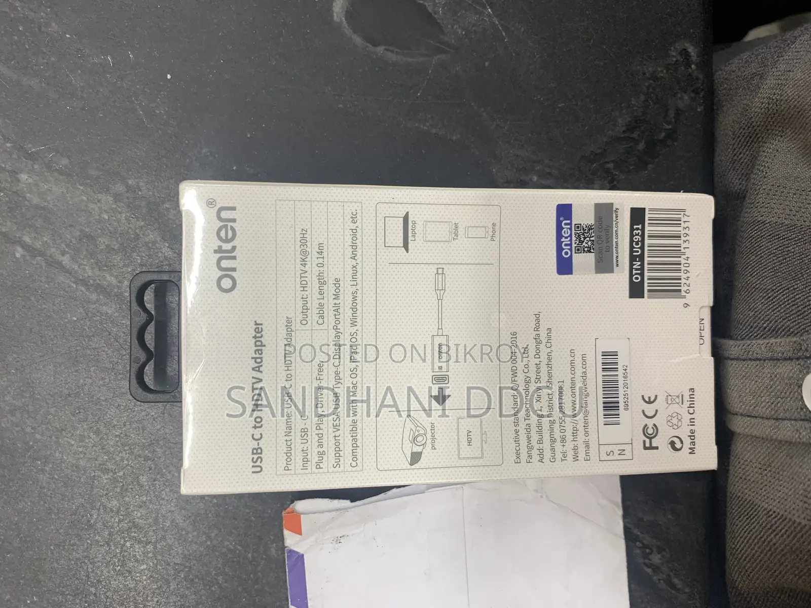 Onten Type C to HDTV/HDMI Adapter
