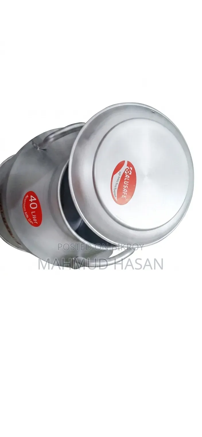 Aluminum Milk Can (with Lid)