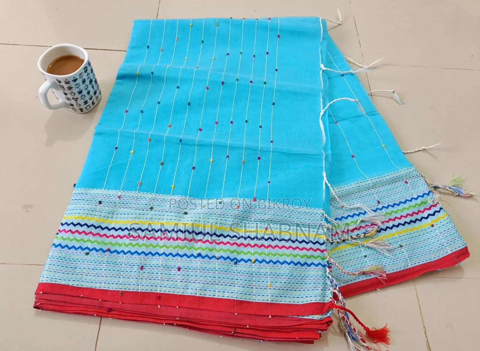 Kantha Stitch Par Khesh Saree