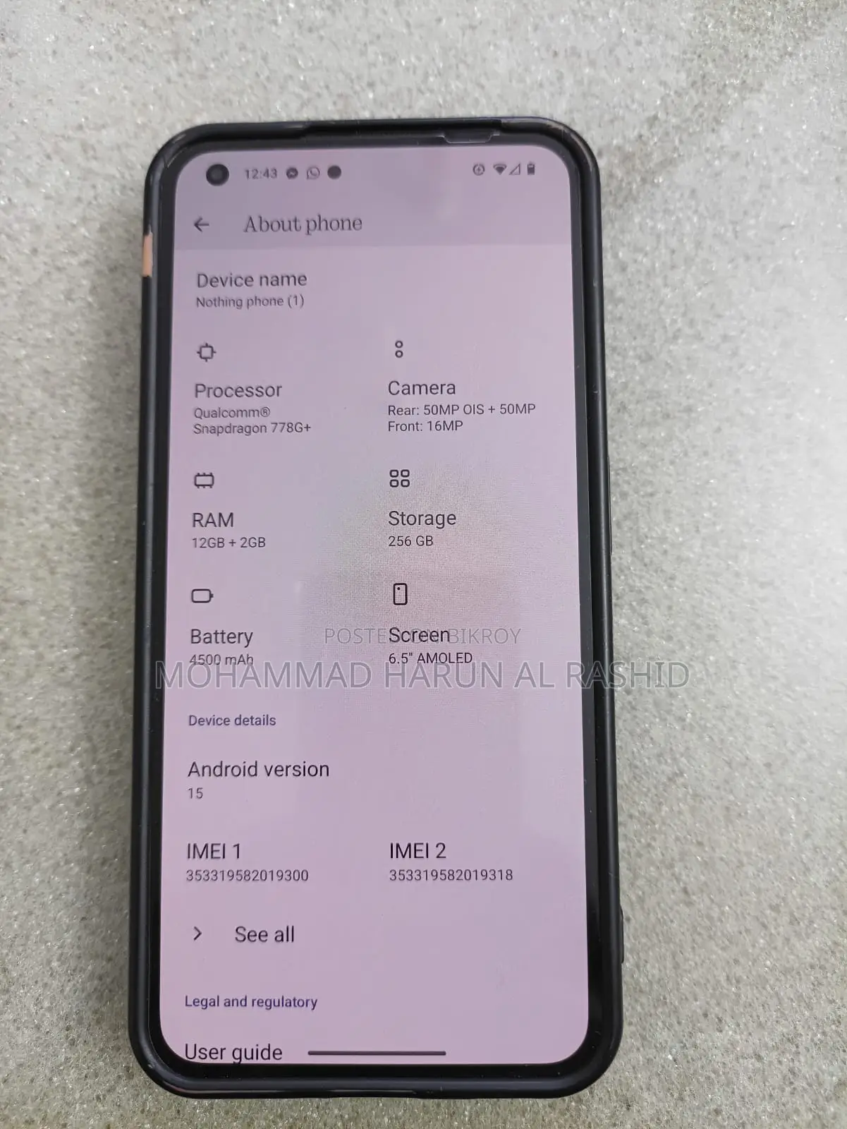 Nothing Phone 3 256 GB Black