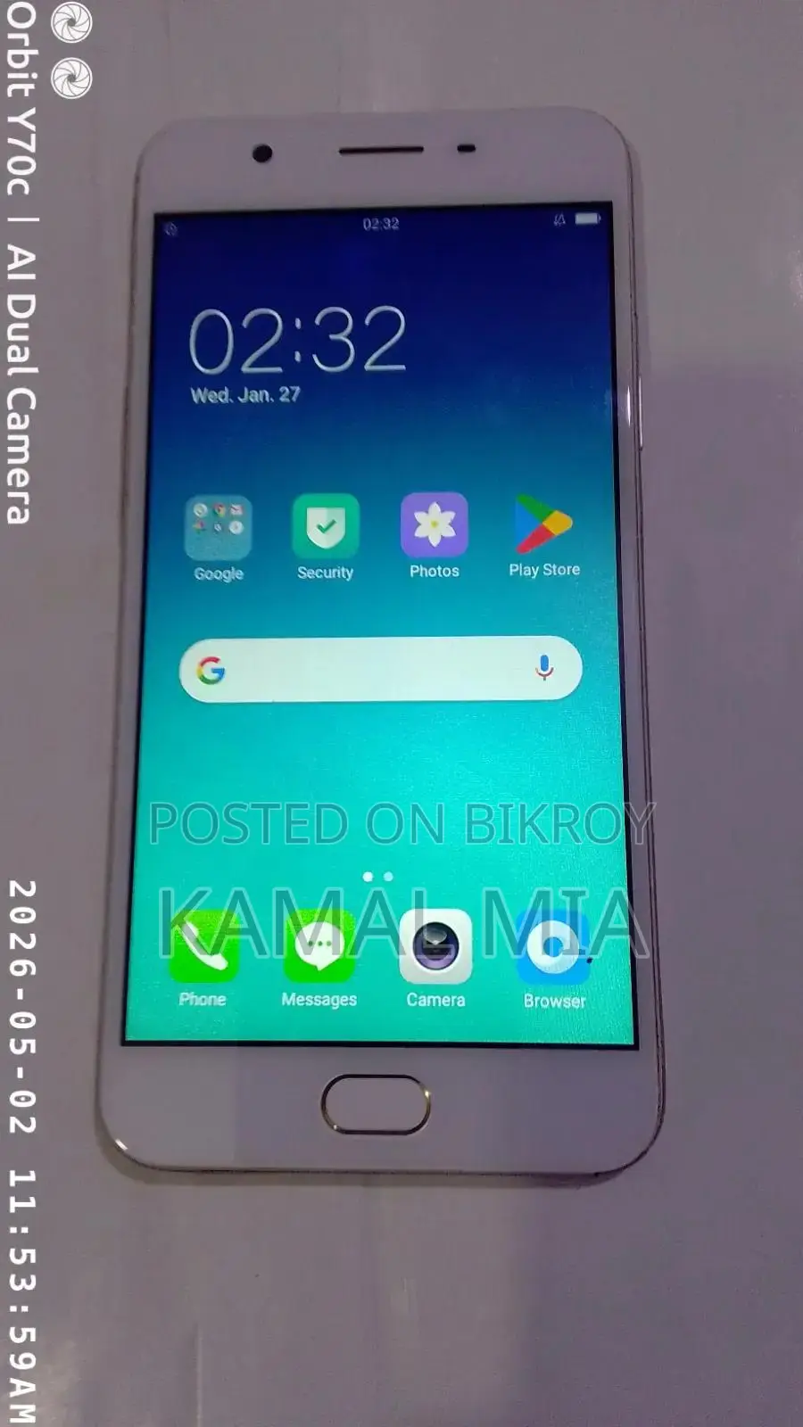 Oppo F1s 64 GB Rose Gold