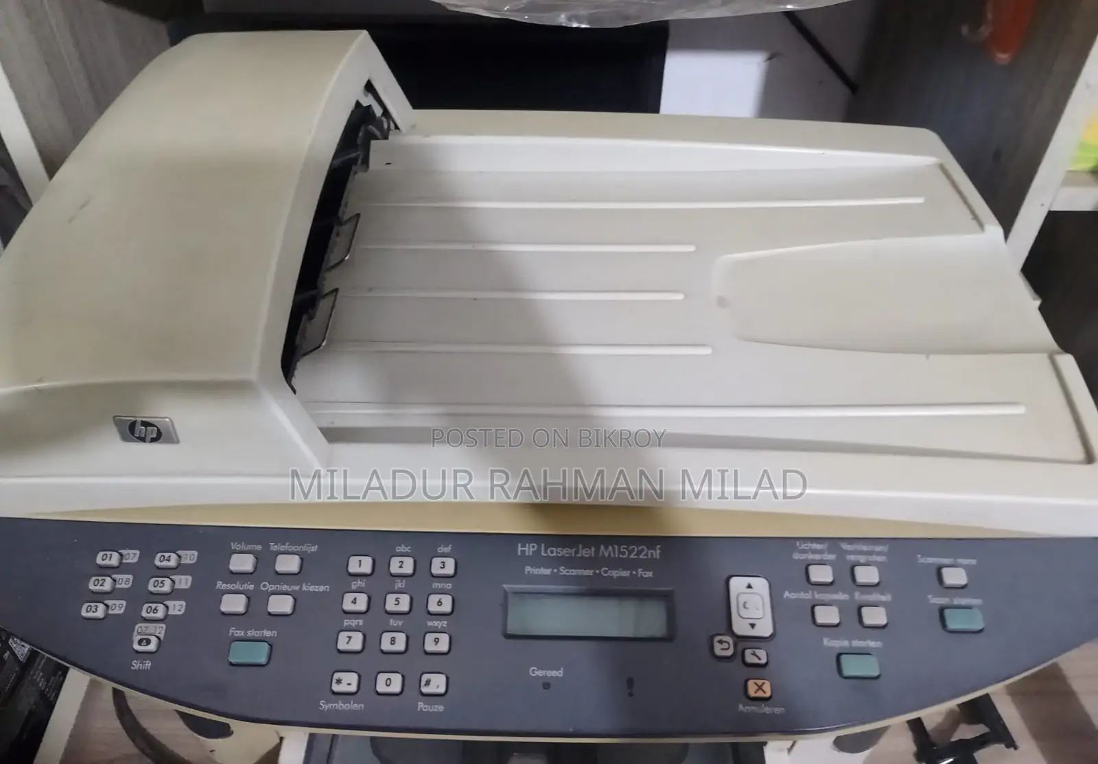 Hp Laserjet M1522nf Black and White Laser Printer and Scanner