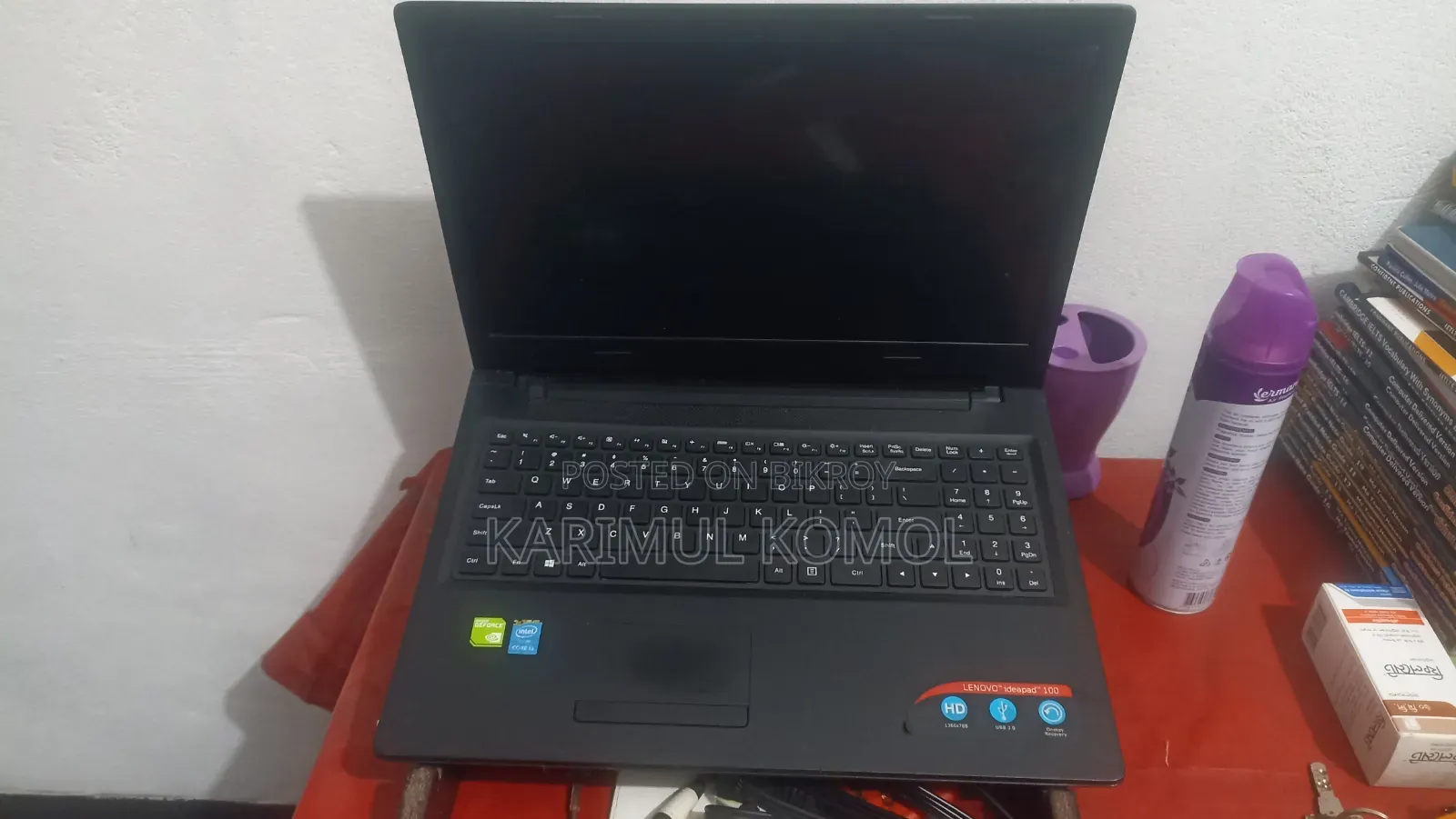 Laptop Lenovo IdeaPad 100 8GB Intel Core i3 HDD+SSD 500GB