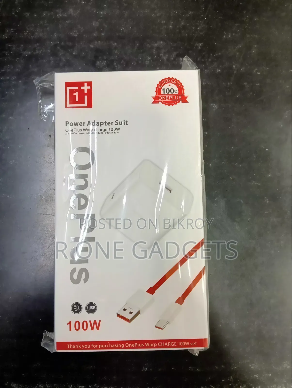 One Plus 100 Watt Charger