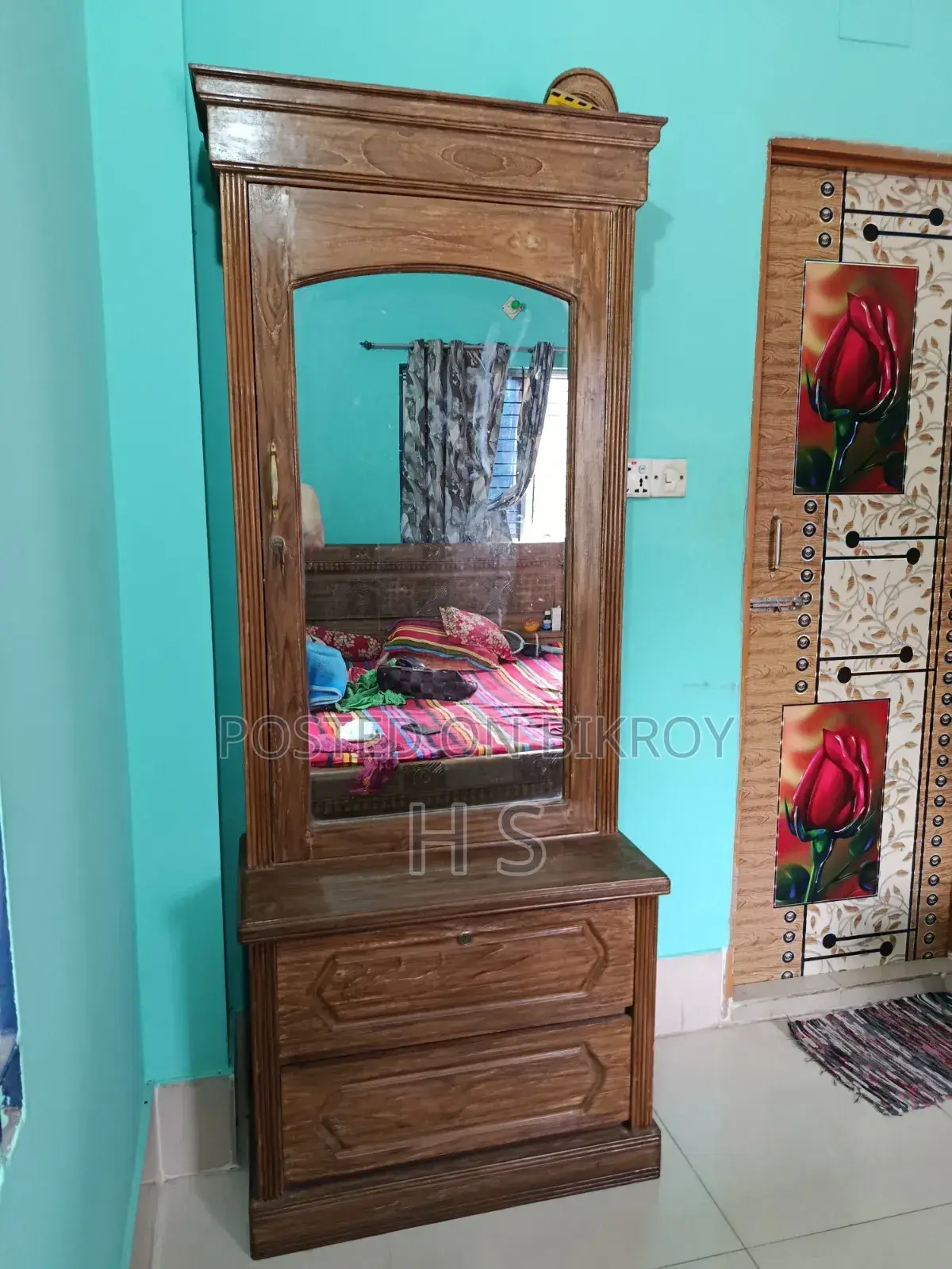 Original Teak Wood Dressing Table