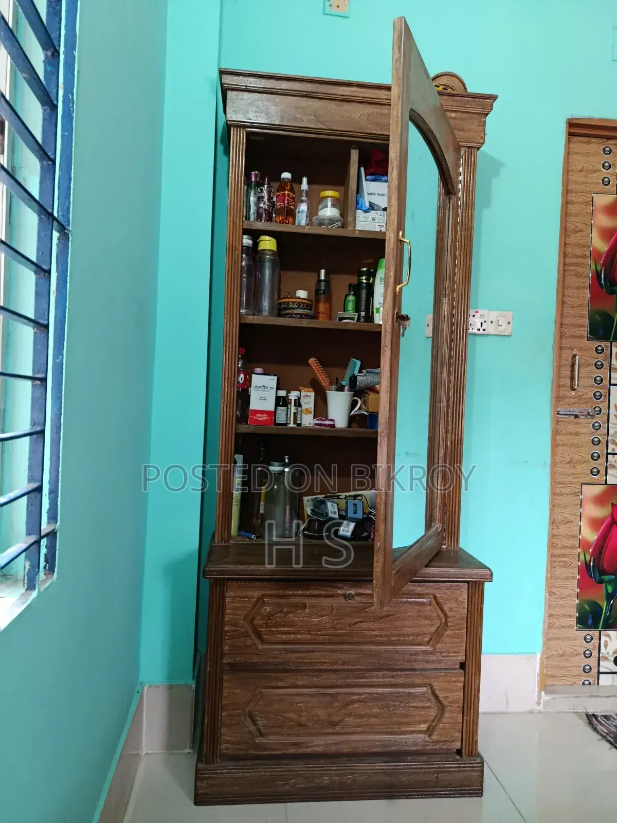 Original Teak Wood Dressing Table