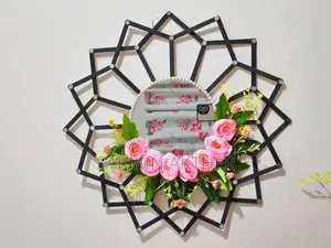 Wall Hanging Mirror / কাচের আয়না হাতের কাজ সহ